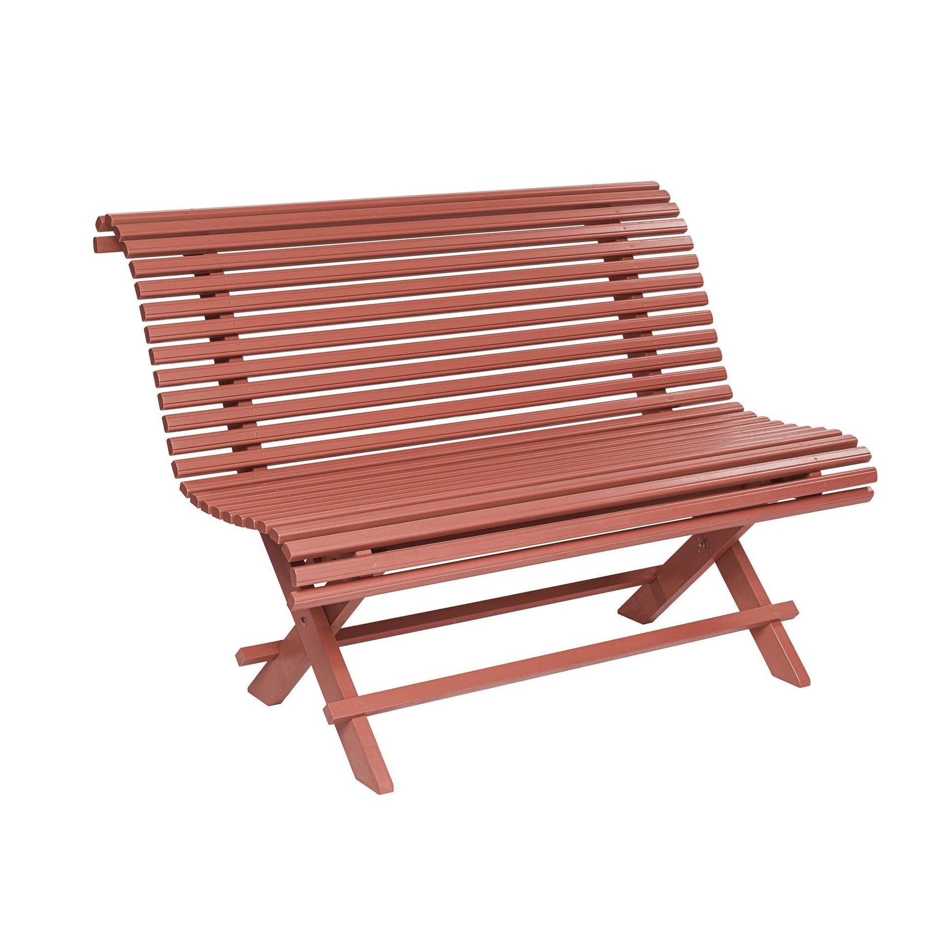 trädgårdssoffa röd